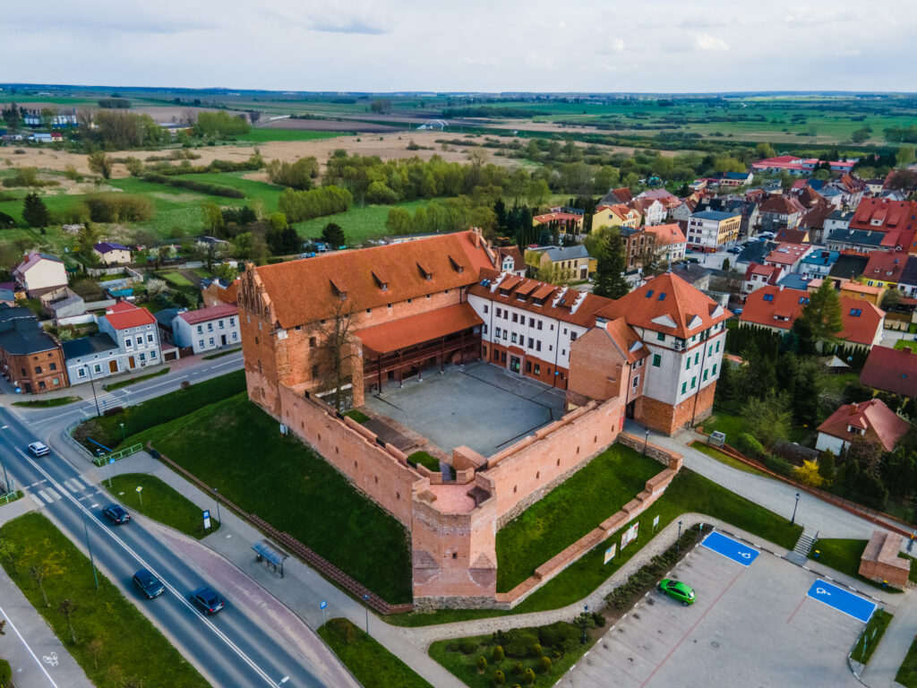 Zamek w Działdowie w którym mieści się Muzeum Pogranicza